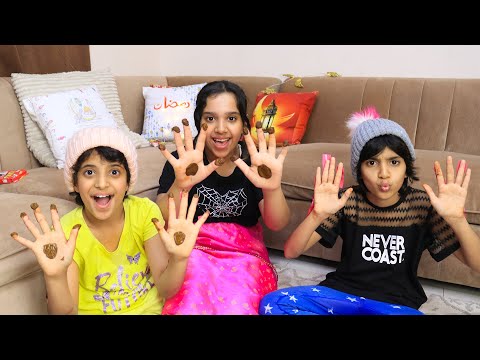 شفا والبنات حطوا على يدينهم حنى رمضان thumbnail