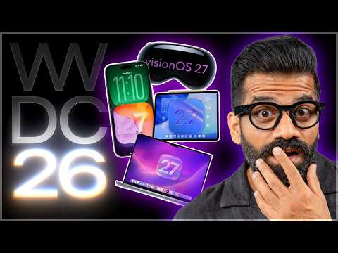 WWDC26 - iOS 27, MacOS 27, Siri + AI & Gemini | What To Expect???? thumbnail