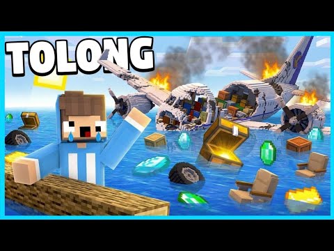 MIPAN & ZUZUZU JATUH DARI PESAWAT DAN KECELAKAAN DI MINECRAFT! SEDIH BANGET thumbnail
