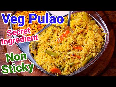 Coconut Milk Pulao Recipe - Healthy Veg Pulao for Lunch Box | Healthy & Tasty Alternative Veg Pulao thumbnail