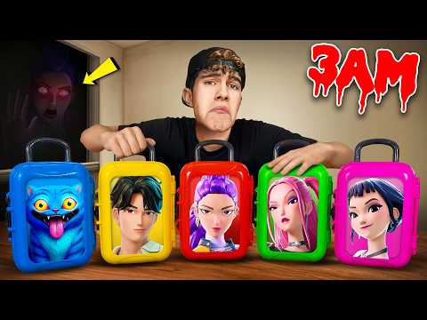 ÖFFNE NIEMALS KPOP DEMON HUNTERS KOFFER MYSTERY BOXEN um 3 UHR!! thumbnail