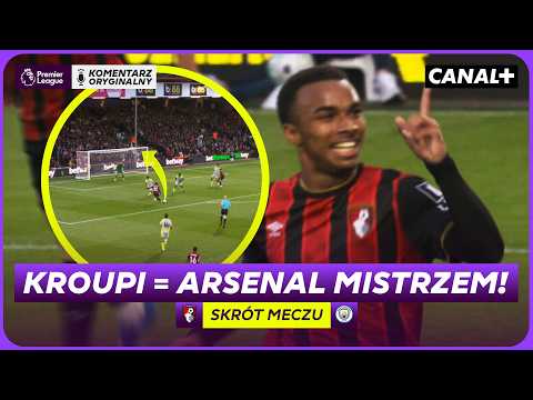 CITY TRACI PUNKTY, ARSENAL ZOSTAJE MISTRZEM ANGLII! BOURNEMOUTH - MANCHESTER CITY, SKRÓT MECZU thumbnail