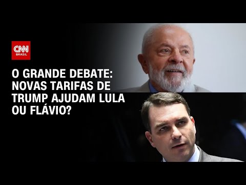 Novas tarifas de Trump ajudam Lula ou Flávio Bolsonaro nas eleições? | O GRANDE DEBATE thumbnail