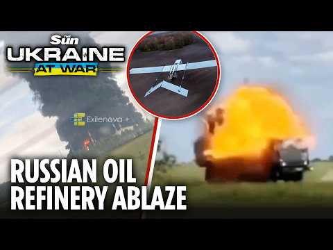 Ukraine smashes Russian oil pumping site deep behind enemy lines in Kirov region thumbnail
