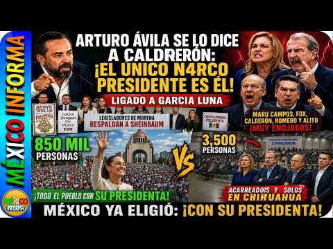 TÓMALA: ARTURO ÁVILA SE LO DICE A CALDERÓN: ÉL ES EL ÚNICO N4RC0 PRESIDENTE. 850 MIL VS 3,500. thumbnail