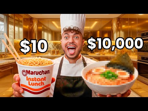 TRANSFORMÉ UN RAMEN BARATO AL MÁS CARO DEL MUNDO  thumbnail