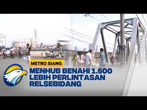 Cegah Kecelakaan, Kemenhub dan PT KAI Kebut Penertiban Perlintasan Sebidang - [Metro Siang] thumbnail
