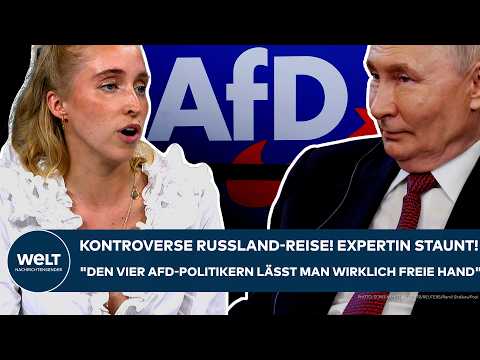 PUTIN: Kontroverse Reise! Expertin staunt! "Den vier AfD-Politikern lässt man wirklich freie Hand!" thumbnail