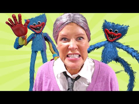 Huggy Wuggy vs Miss T Scary Teacher - Poppy Playtime! thumbnail