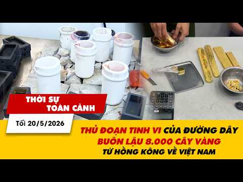 TSTC tối 20/5: Thủ đoạn tinh vi của đường dây buôn lậu 8.000 cây vàng từ Hồng Kông về Việt Nam thumbnail