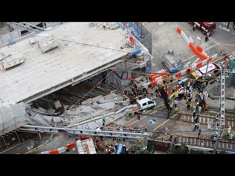Effondrement d'un viaduc en Corée du Sud: trois morts à Séoul thumbnail