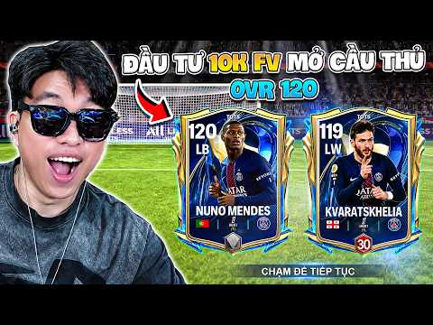 BI HUỲNH NỔ LIÊN TIẾP SIÊU PHẨM VỚI 10K FV TRONG FC MOBILE thumbnail