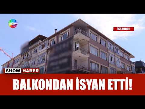 Yıkılacak binada bir garip eylem thumbnail