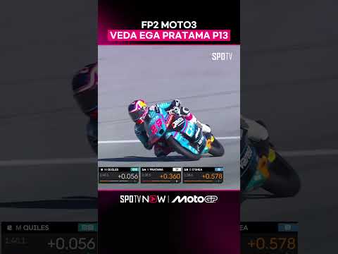 #MotoGP ? - P13 Untuk Veda Ega Pratama di FP2 Moto3 #CatalanGP +0.740 dari Adrian Fernandez di P1! thumbnail