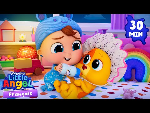 Balance-toi bébé | Comptines avec Bébé Louis et Léa | Little Angel Français thumbnail