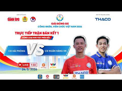 Trực tiếp: CĐ Hải Phòng  gặp CĐ Ngân Hàng VN - Bán kết Vòng loại khu vực phía Bắc thumbnail