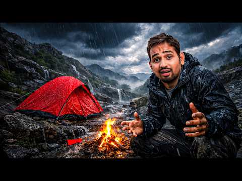 24 Hours Alone on a Mountain… Pure Peace 😌⛰️ thumbnail