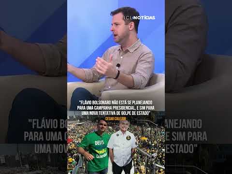 "Flávio Bolsonaro não está se planejando para uma campanha presidencial"afirmou Cesar Calejon. thumbnail