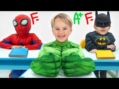 Chris and Mike training in a Superhero school! thumbnail