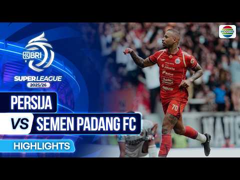Persija VS Semen Padang FC - Highlights | BRI Super League 2025/26 thumbnail