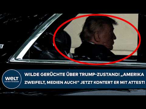 USA: Wilde Gerüchte über Trump-Zustand! "Amerika zweifelt, Medien auch!" Jetzt kontert er mit Attest thumbnail