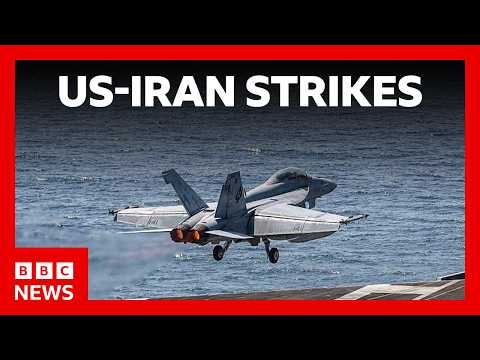 US strikes Iran targets for second time in three days | BBC News thumbnail