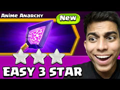 Easiest Way to 3 Star Anime Anarchy Challenge in Clash of Clans thumbnail