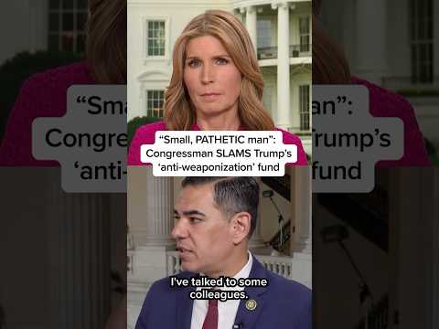 'Small, PATHETIC man': Congressman SLAMS Trump's 'anti-weaponization' fund thumbnail