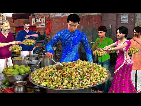 Masala Mango Chaat Street Food Tasty Spicy Chatpata Kaccha Mango Chaat Hindi Kahaniya Moral Stories thumbnail
