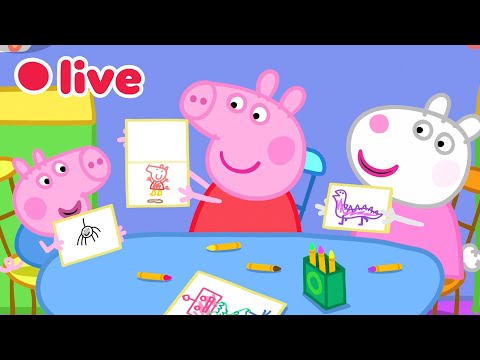 ? LIVE: Funny Adventures With Peppa Pig ?✨ Cute Kids Cartoons ? Back to Back FULL HD Episodes thumbnail