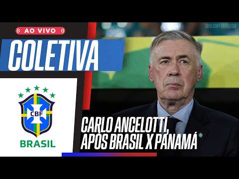 CARLO ANCELOTTI DÁ COLETIVA DE IMPRENSA APÓS GOLEADA SOBRE O PANAMÁ NO MARACANÃ! thumbnail