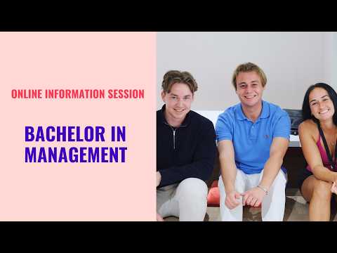Online information session  | Bachelor in Management thumbnail