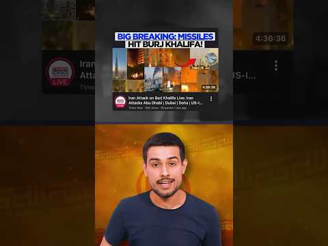 Burj Khalifa has been Destroyed.... by Indian Media #IranWar thumbnail