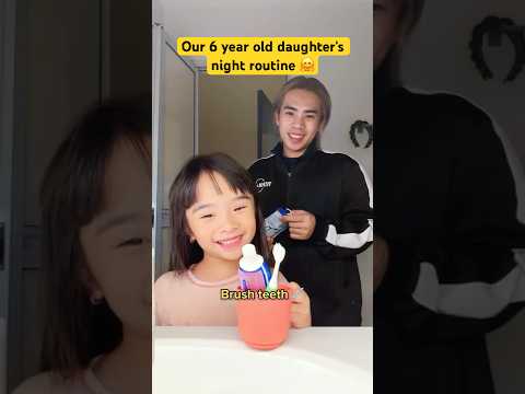 Our 6 year old daughter's night routine 🤗 thumbnail