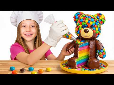 Children learn to cook and help adults - Nastya and friends thumbnail