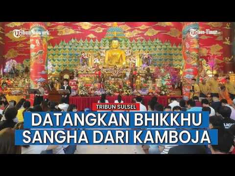 Ratusan Umat Buddha Makassar Padati Vihara Girinaga, Gaungkan Kedamaian thumbnail