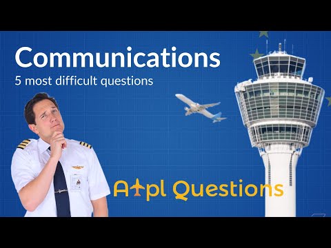 TOUGHEST 5 Communications questions from EASA ATPL Questions database! Captain Joe & Fabi thumbnail