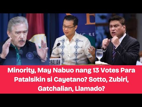 Minority, May Nabuo nang 13 Votes Para Patalsikin si Cayetano? Sotto, Zubiri, Gatchalian, Llamado? thumbnail