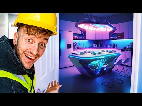 my parents told me to clean the dishes.. So I Made Their DREAM KITCHEN thumbnail
