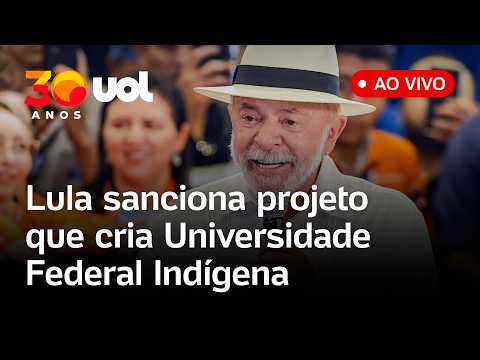 Lula fala ao vivo e sanciona projeto de lei que cria a Universidade Federal Indígena; assista thumbnail