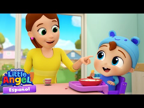 ⭐NUEVO⭐ ¡Mami me ayuda siempre! 😊 Canciones Infantiles 🎵 Little Angel Español thumbnail