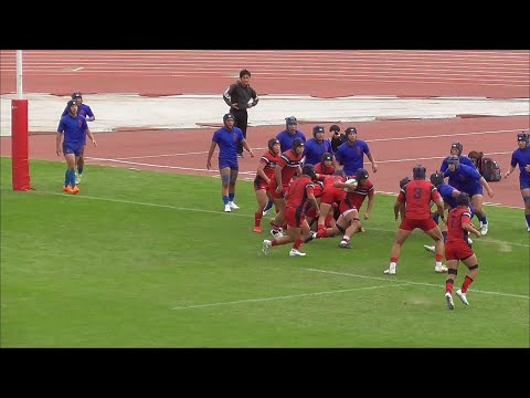 長崎南山　得点シーン②　前半２１分　第１０4回全国高校ラグビー大会長崎県決勝戦　長崎北陽台ＶＳ長崎南山　かきどまり陸上競技場　２０２4１１２３ thumbnail