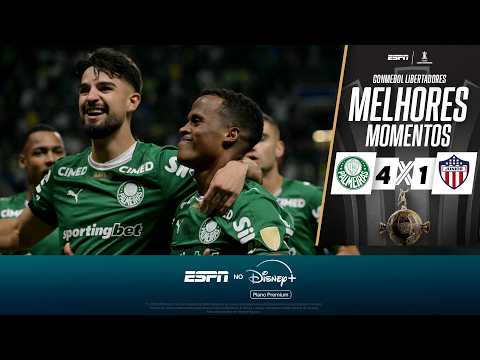 PALMEIRAS GOLEIA JUNIOR BARRANQUILA E GARANTE CLASSIFICAÇÃO NA LIBERTADORES | MELHORES MOMENTOS thumbnail