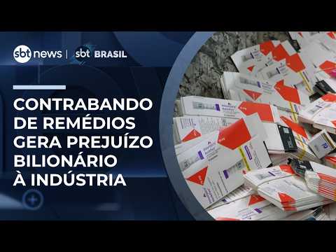 Mercado ilegal de medicamentos gera prejuizo de R$ 16 bilhões; canetas impulsionam crime|#SBTBrasil thumbnail