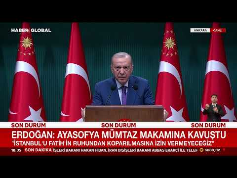 CANLI YAYIN | Cumhurbaşkanı Erdoğan 65. Kabine Toplantısı Sonrası Açıklamalarda Bulunuyor thumbnail