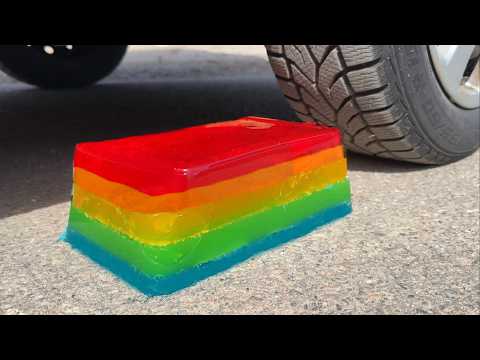 JELLY COCA COLA BALLOON VS CAR, Coca Cola Zero, PowerAde, Fanta, Sprite, Fruko and Mentos Diff Unde thumbnail