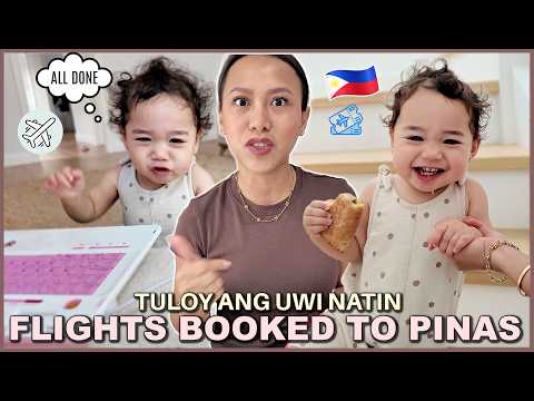 UUWI NA NAMAN KAMI SA PINAS! BOOKED NA ANG FLIGHTS! PLAYDATE WITH ATE'S BESTIE! ❤️ | rhazevlogs thumbnail