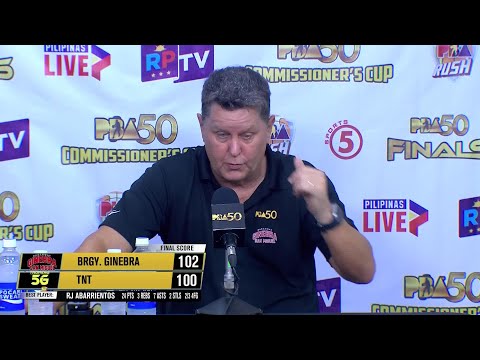 Coach Tim Cone on Ginebra’s Game 1 win vs TNT | #OSOnTheSpot thumbnail