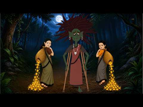 EK THENGO PETNI O DUI BON || Grambanglar Vuter Golpo | Bangla Horror Story | Ssoftoons thumbnail