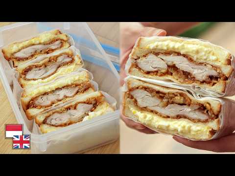 Populer di Minimarket Jepang! TORI TAMAGO SANDO / JAPANESE CHICKEN & EGG SANDWICH [Praktis & Mudah] thumbnail